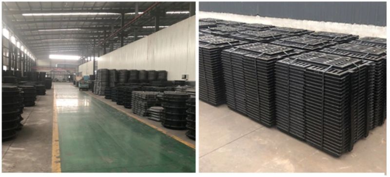 Factory Taihong Supplying Ductile, Casting, Steel Iron Rectangle Gully Sewer, Grating Drain Manhole Cover Gas Burner