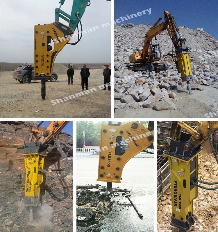 Excavator Rock Breaker, Hydraulic Breaking Hammer