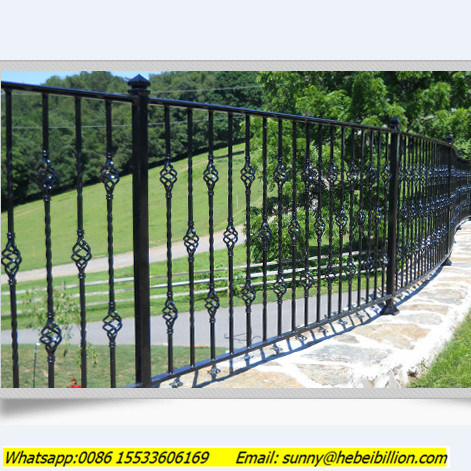 Decorative Wrought Iron Design Cast Iron Panel Wrought Iron Fence