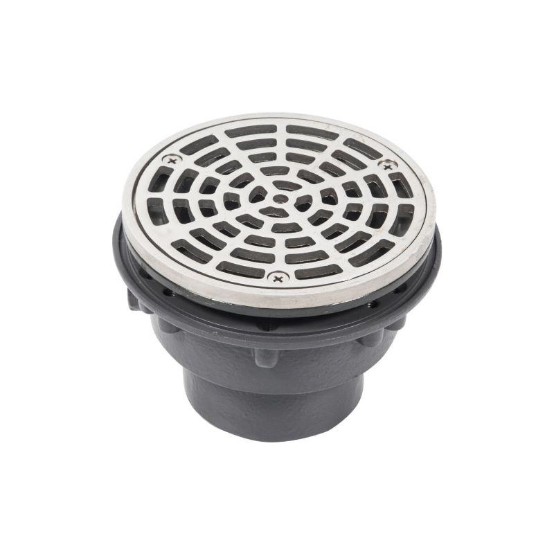 Cast Iron Above Grade No-Hub Connection Flashing Drain