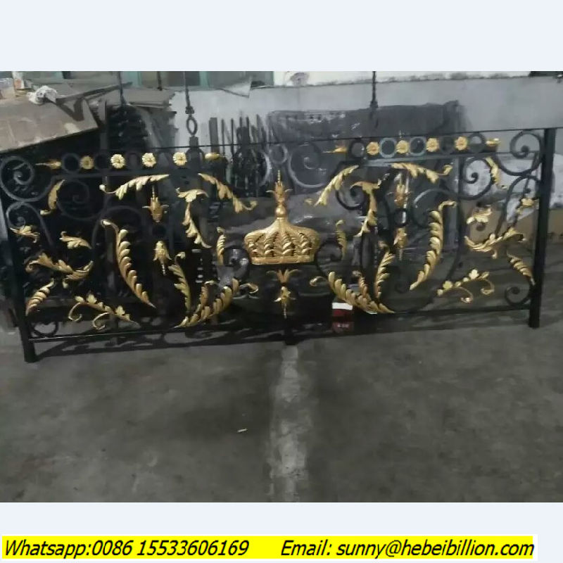 Decorative Wrought Iron Design Cast Iron Panel Wrought Iron Fence