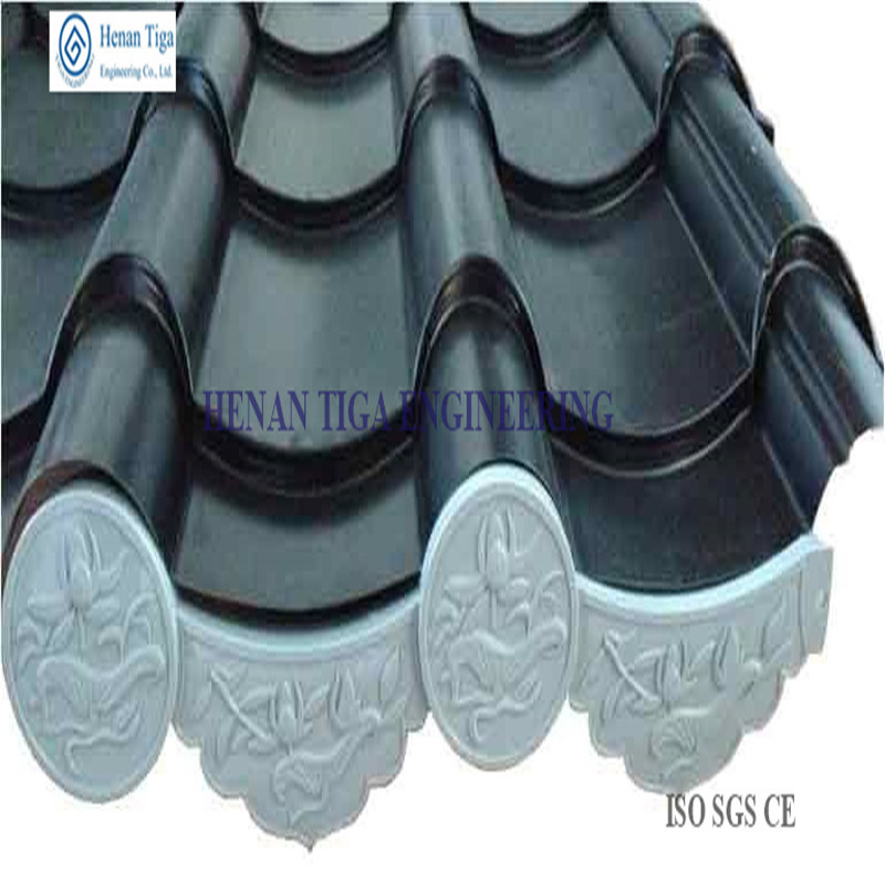 Color Sand Coated Roofing Tiles / Color Stone Chip Coated Steel Roofing Tiles