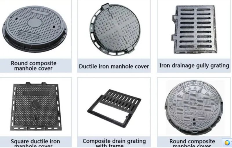 Factory Taihong Supplying Ductile, Casting, Steel Iron Rectangle Gully Sewer, Grating Drain Manhole Cover Gas Burner