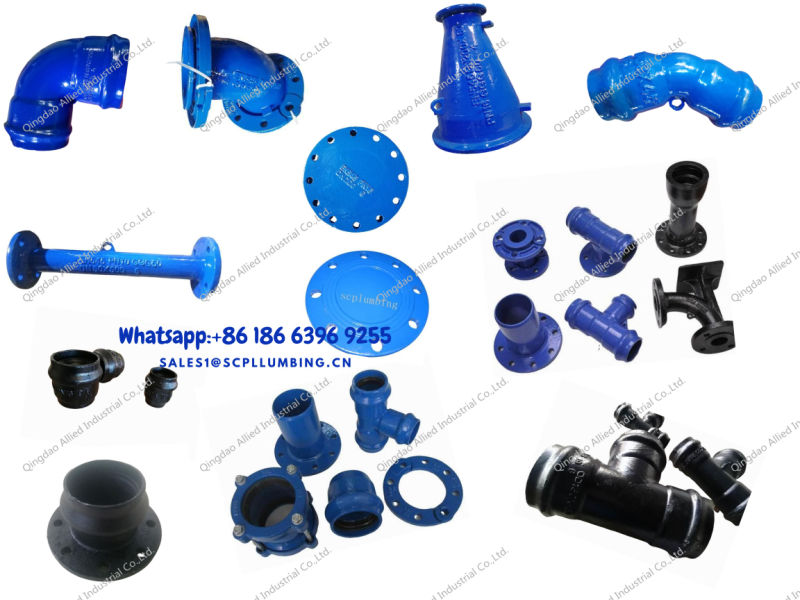 En545 ISO2531 En598 Di Ggg50 Pipe Fitting Double Flange Pipe for Ductile Iron Pipe