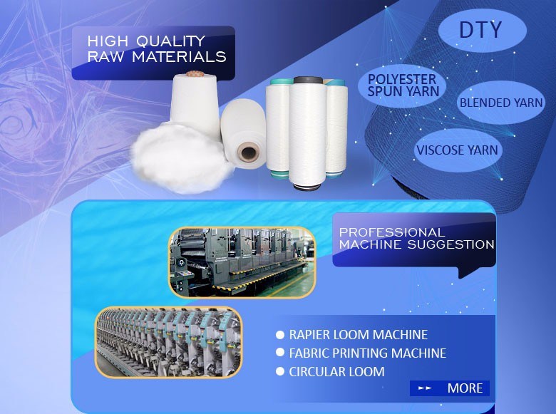 Polyester Yarn 300 288 DTY Polyester Yarn for Weaving Yarn