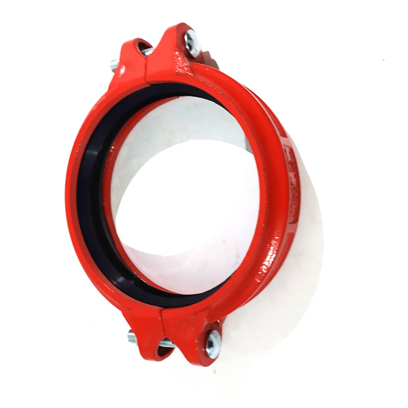 DN125 Ductile Iron Cast Iron Grooved Pipe Rigid Coupling