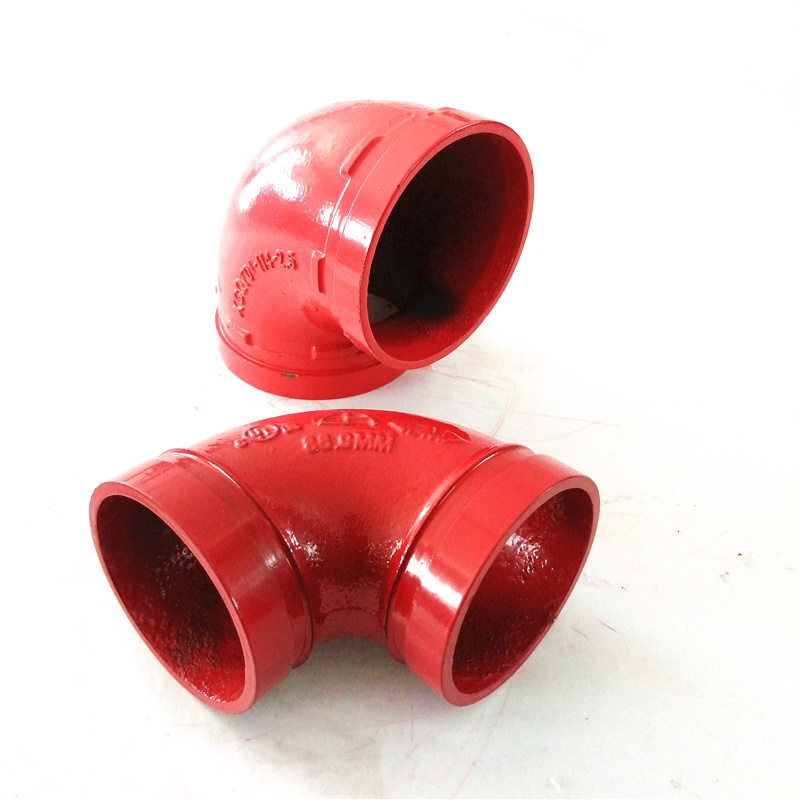 FM/UL Listed Cast Iron Grooved Pipe Fittings with UL FM Certificate