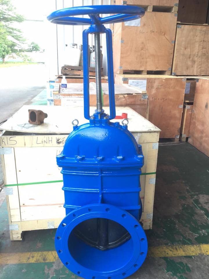 Manufacturers Ductile Iron Resilient Flanged Gate Valve