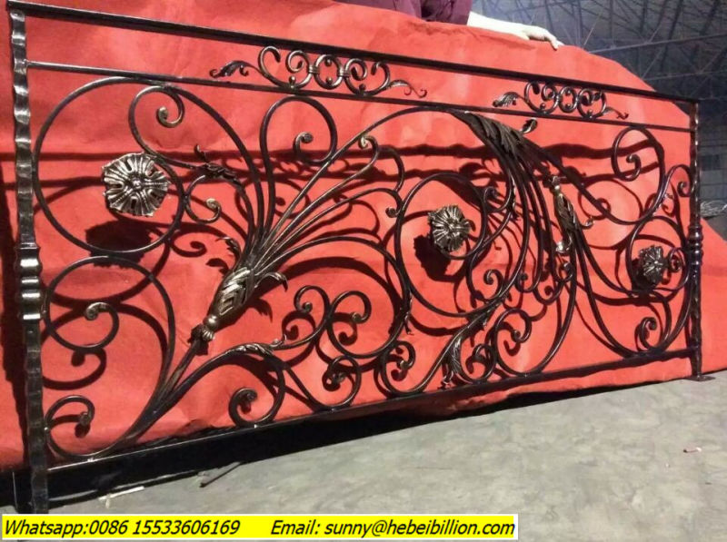 Decorative Wrought Iron Design Cast Iron Panel Wrought Iron Fence