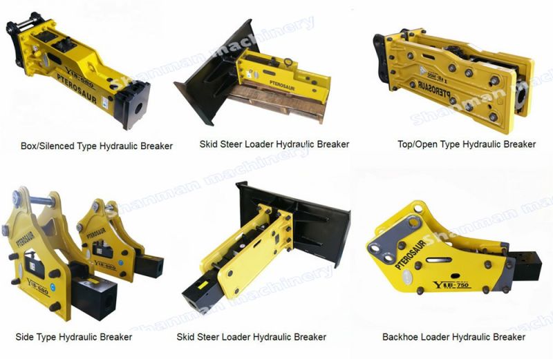 Excavator Rock Breaker, Hydraulic Breaking Hammer