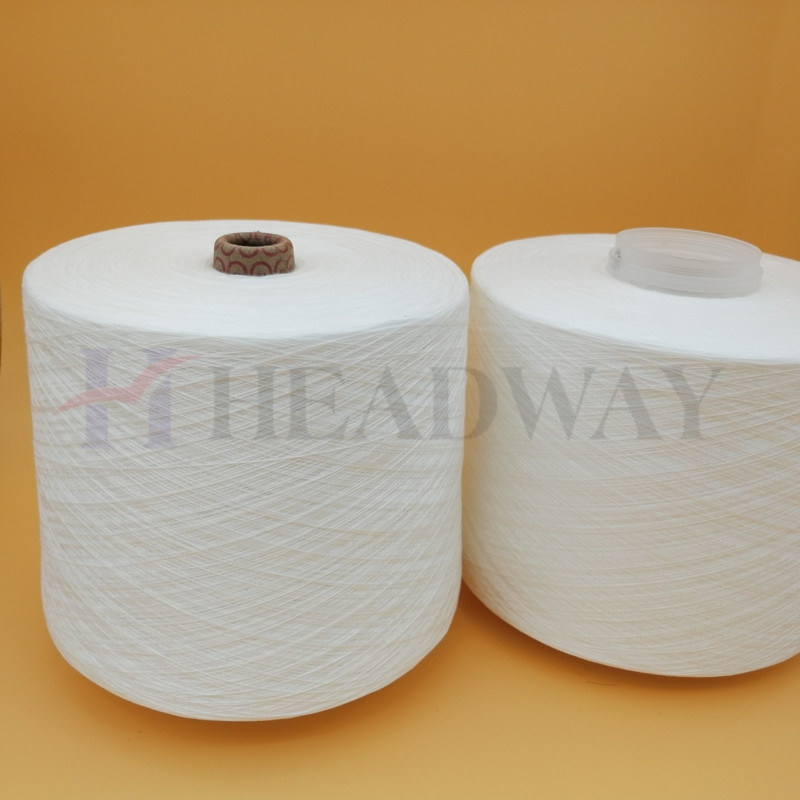 Hot Selling Spun Yarn 32/2 Polyester Yarn Ring Spun with Good Quality 100% Polyester Spun Yarn Virgin