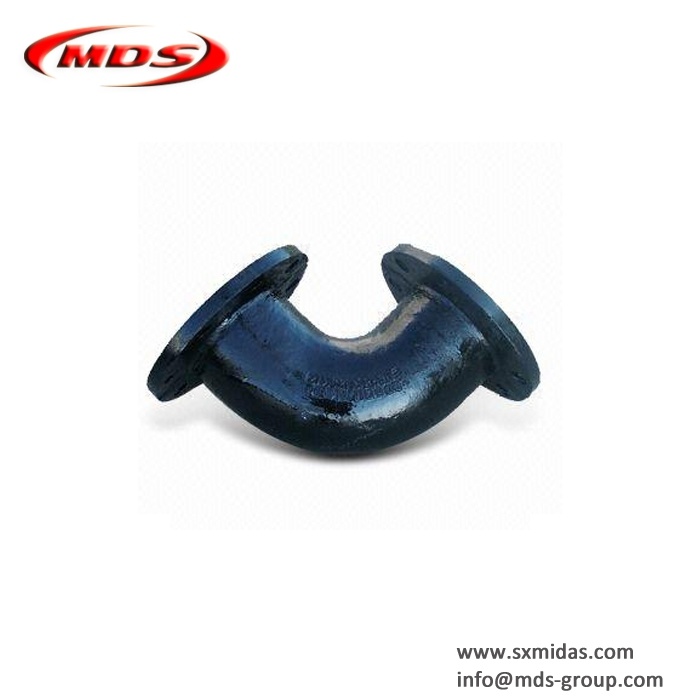 Cast Ductile Iron Fcd45 Long Radius 45 Degree Pipe Bend