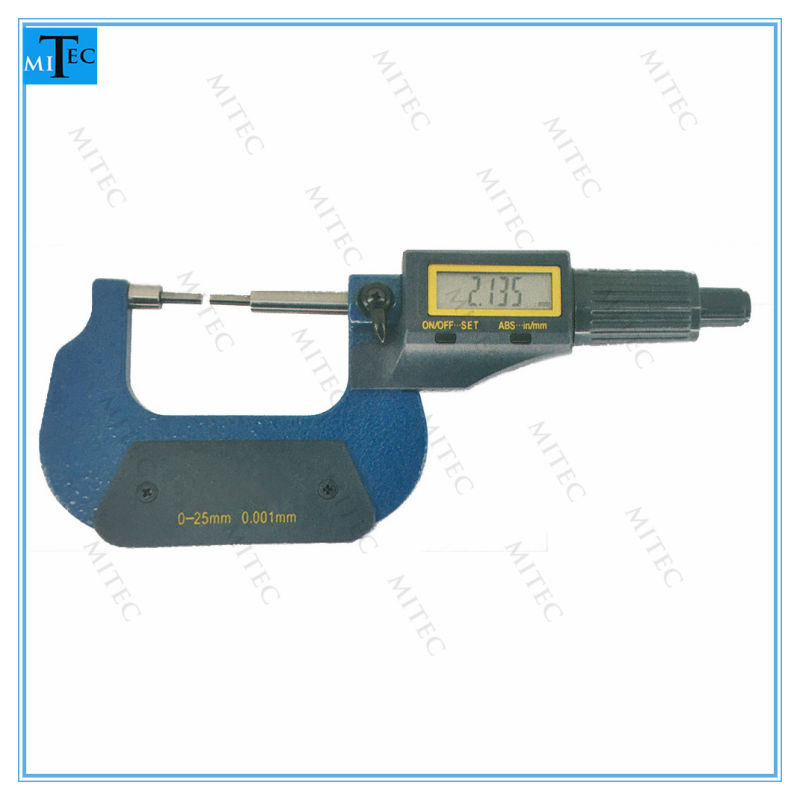 25-50mm Digital Electronic Special Spherical Anvil Tube Micrometer