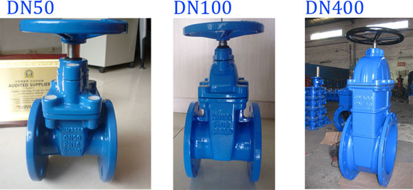 Manufacturers Ductile Iron Resilient Flanged Gate Valve