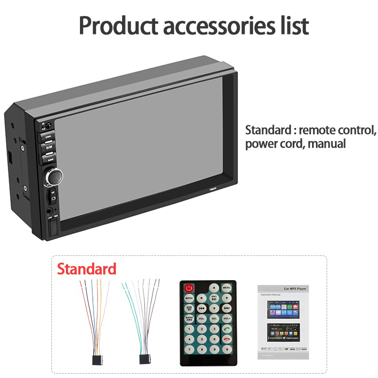 Car DVD Player Car Stereo with Bluetooth WiFi DVD Multimedia for Car