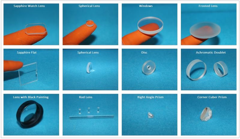 Optical Glass Half Ball Lens for Collimating Light