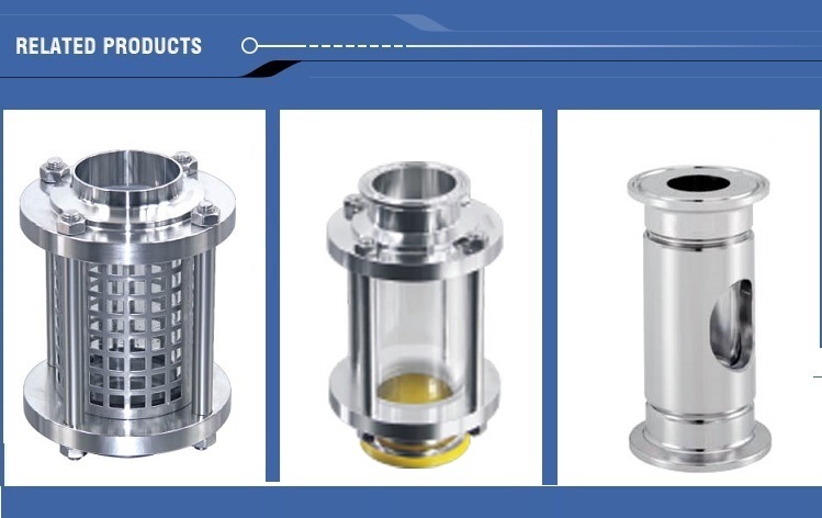 Hygienic Aseptic Welded Sight Glass with No Dead Conner