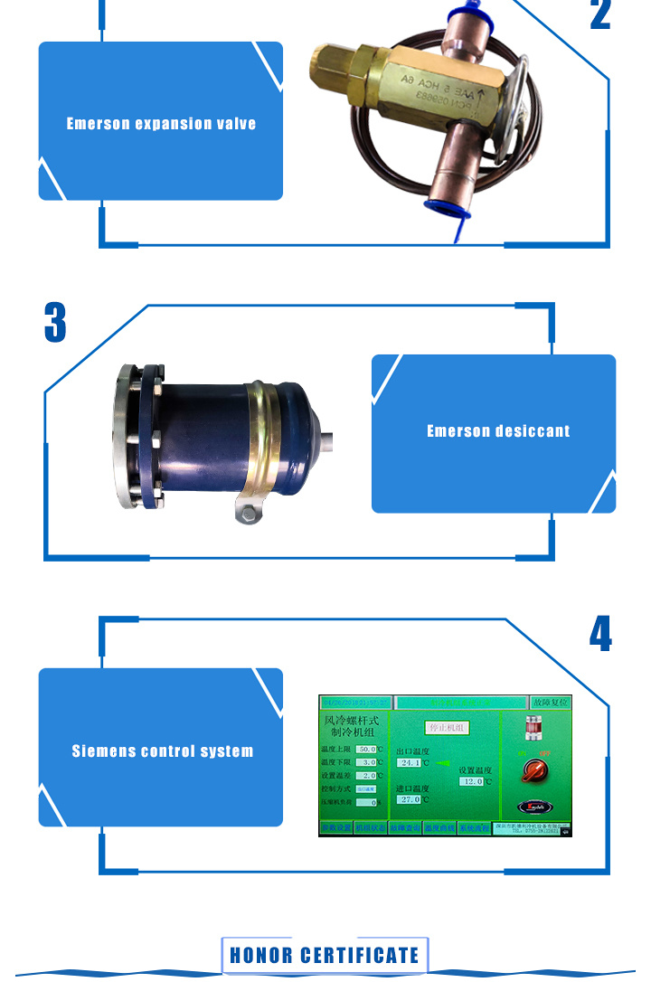 Industrial Air Conditioning Chiller Water Cooled Screw Cooling Systems Equipment Cooling Machine Air Chiller