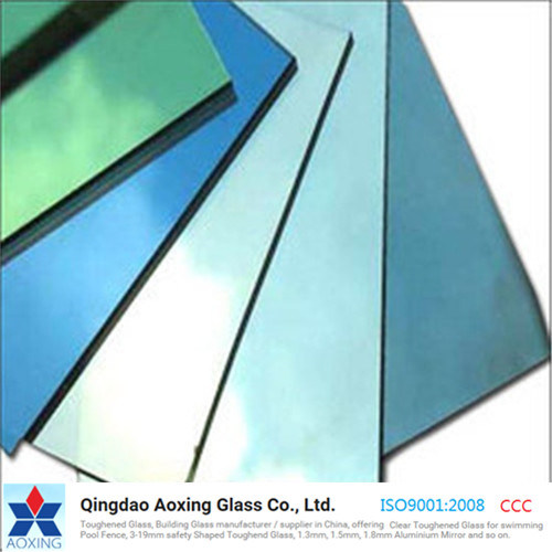 Bronze, Grey, Blue, Green and Pink Float/Toughened Reflective Glass