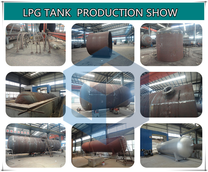 10cbm Ghana Nigeria Above Ground Bullet Tank Propane Gas Tank Filling Station