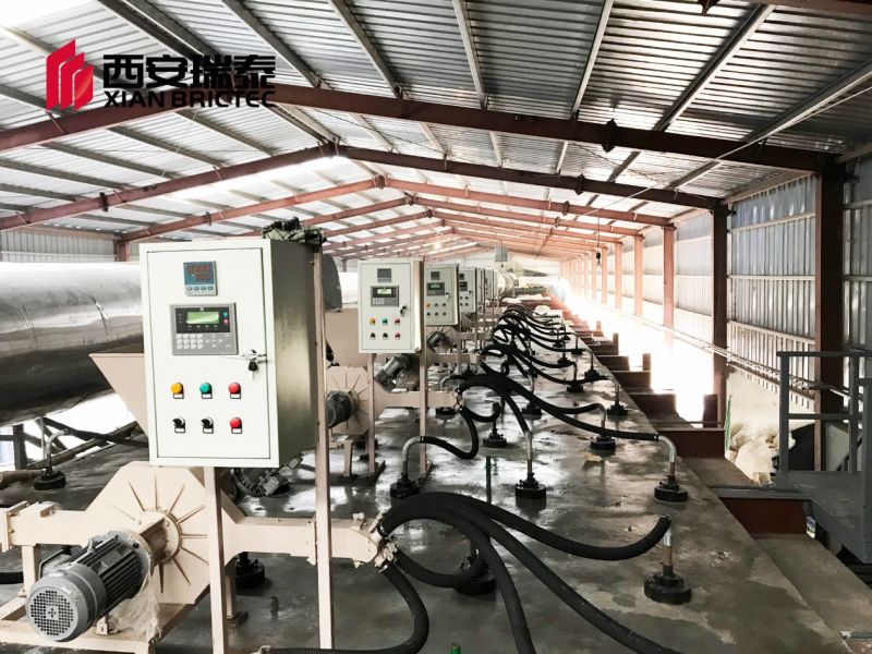 12 Nozzle Solid Fuel Burner for Brick Kiln Firing