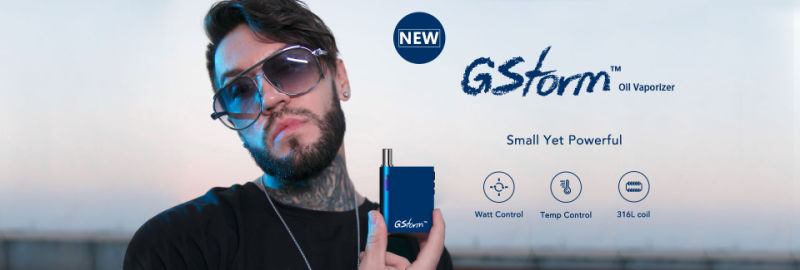 Best Oil Vaporizer Wattage Control Vape Kit Cart Battery Gstorm Oil Vaporizer