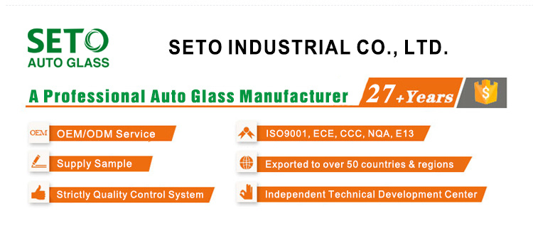 Unbreakable Tractor Window Glass Laminated Glass Side Door Glass for Tractor