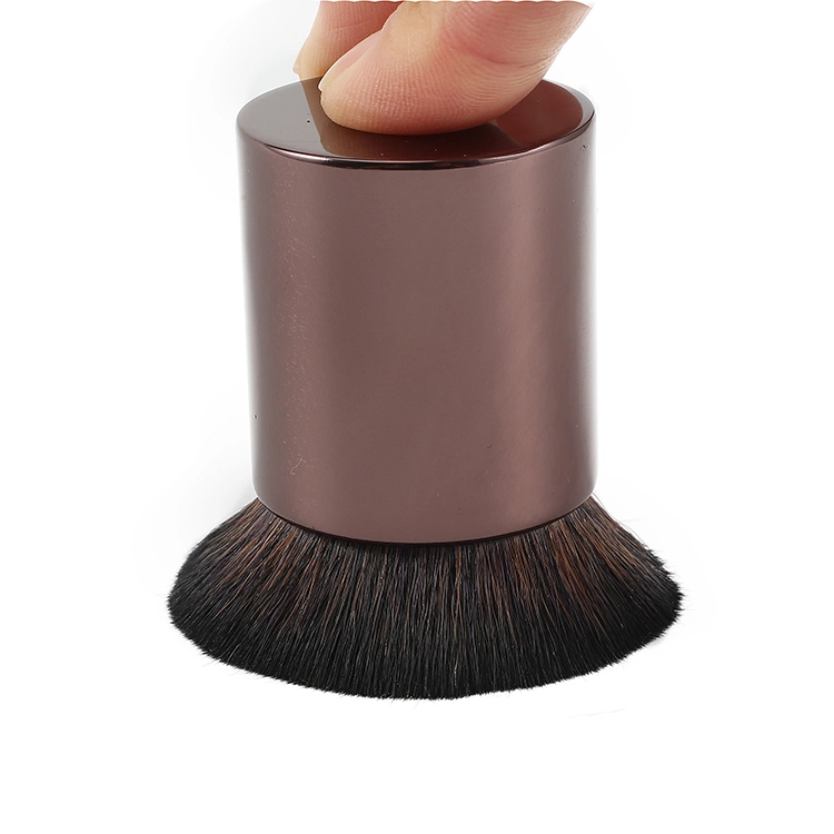 Hot Sales Synthetic Bristle Long Handle Kabuki Foundation Makeup Brush Kabuki Brush with Private Logo