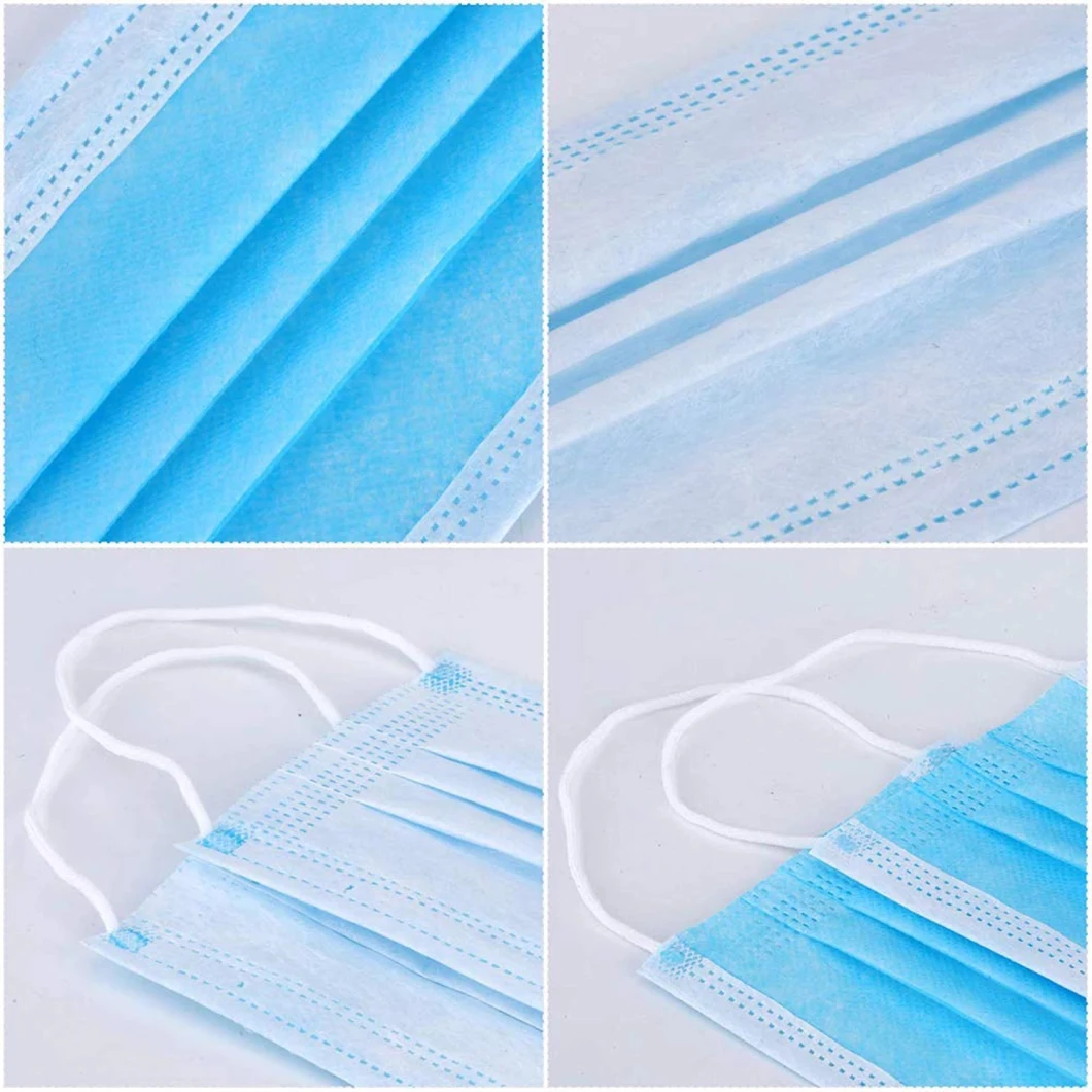 Disposable 3 Ply Face Mask Chinese Mask Manufacturer Supplies High Quality Non-Woven