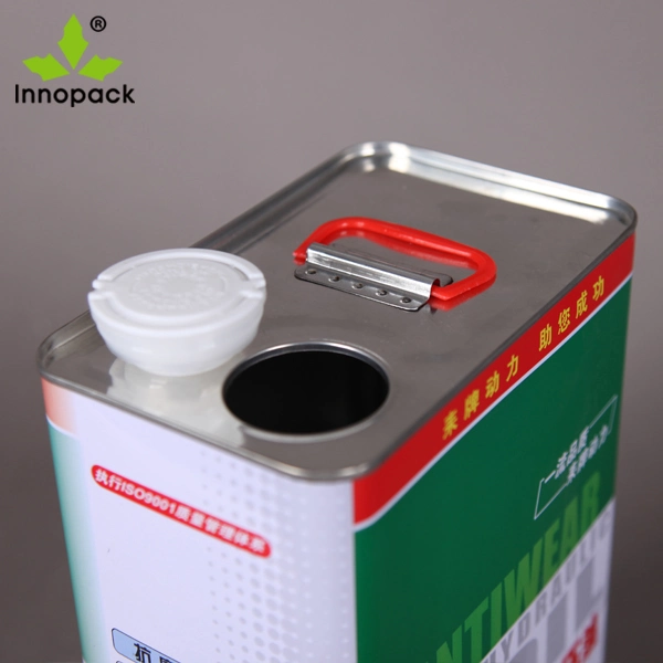 3L Resealable Oil Tin Can for Engineering Oil, Paint