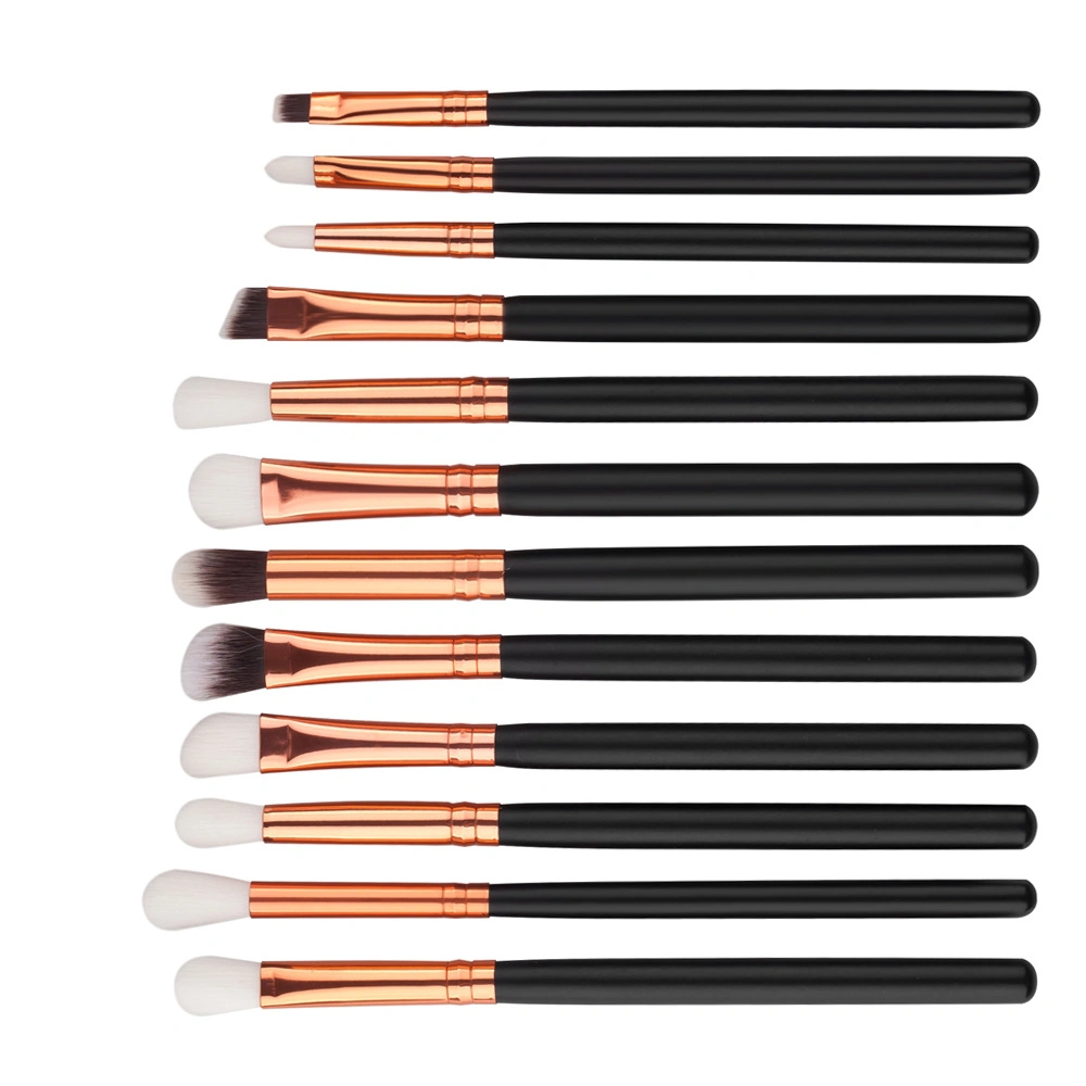 12PCS Eyeshadow Make up Brushes Eyebrow Eyeliner Professional Eyes Makeup Brushes Set