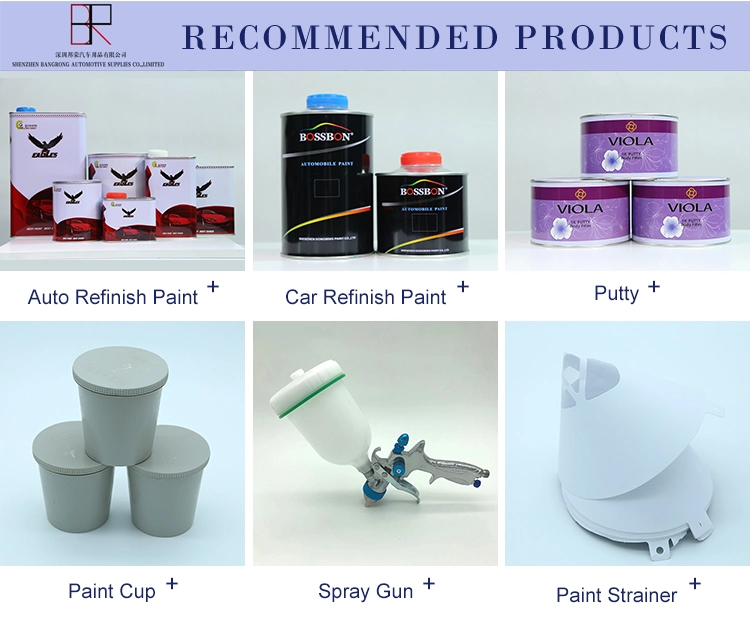 Chinese Manufacturer Supplies Automotive Refinish Paint Car Coating