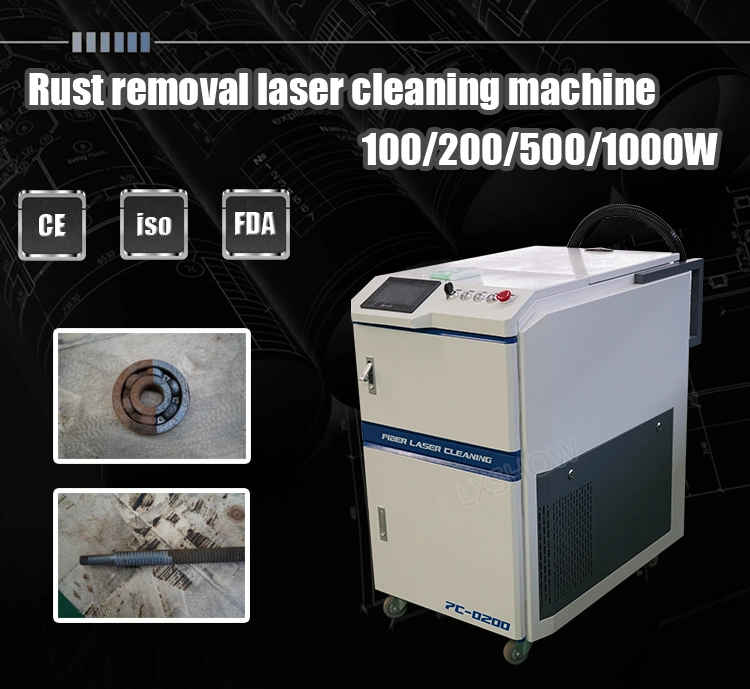 Mould Laser Cleaning Machine for Rust Paint Oil Removal