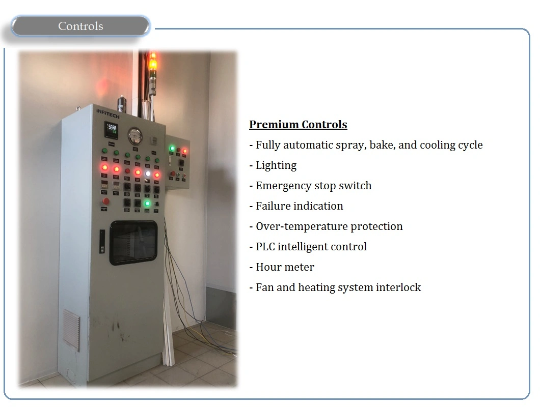 Ce Certified Dry Type Downdraft Auto Painting Room for Automobiles