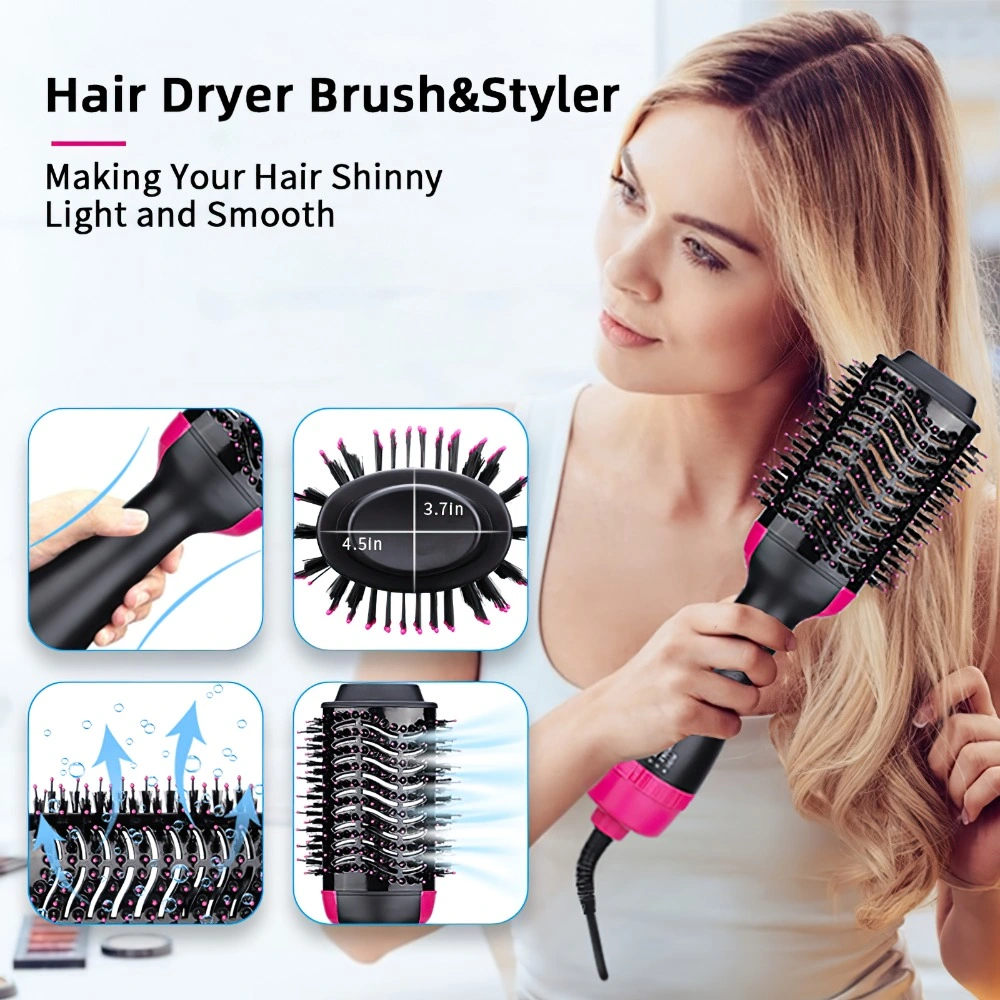 Hair Dryer and Volumizer Hair Curler Brush Wet and Dry Use