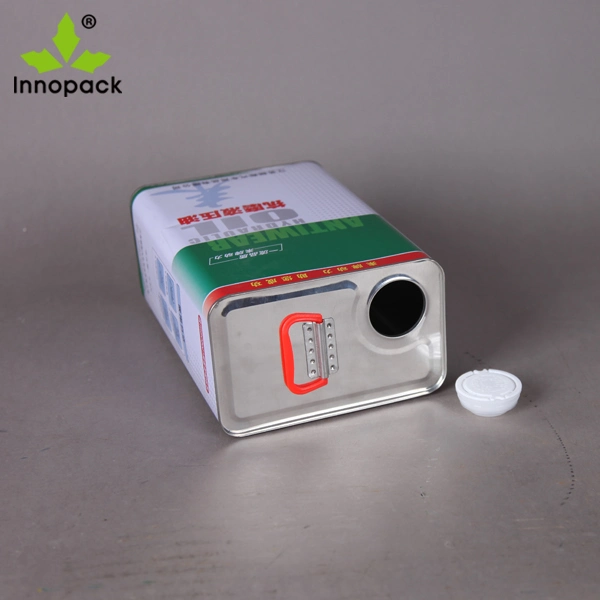 3L Resealable Oil Tin Can for Engineering Oil, Paint