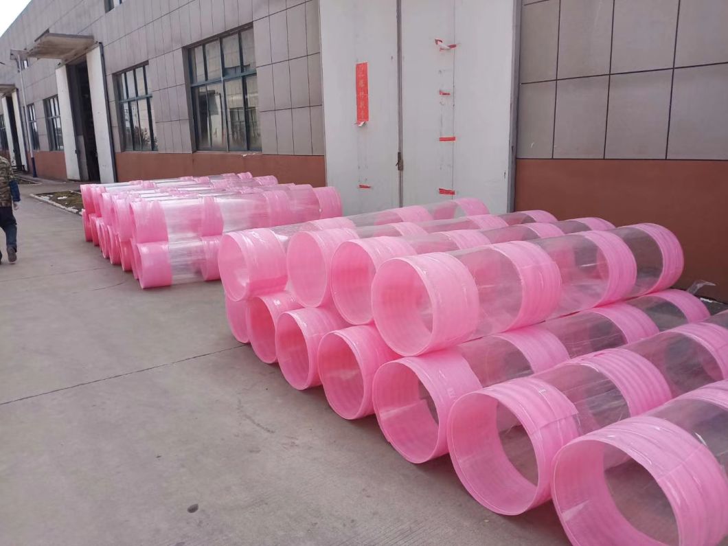 Acrylic Tube for Waterproof Transparent Cylinder 160mm Large Round Aquarium Custom Large Plastic Fish Tank Oxygen