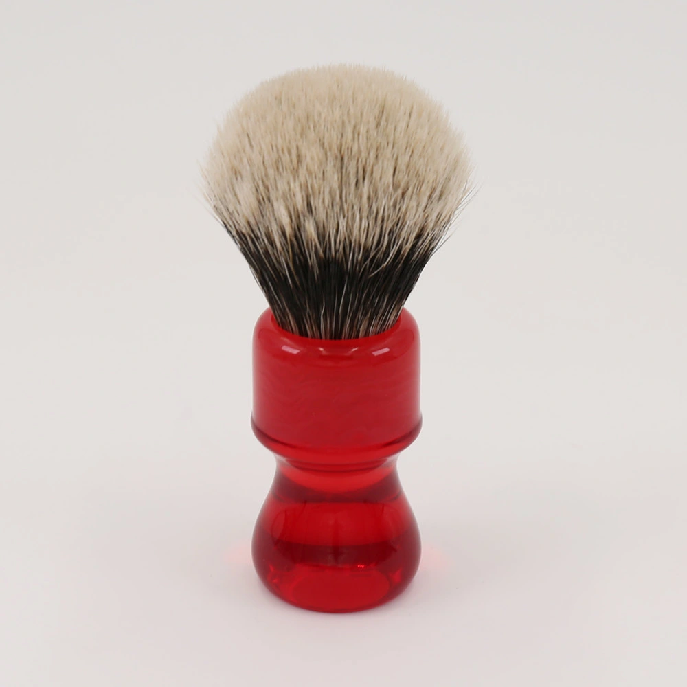 Yaqi Ruby Two Band Badger Hair Men Shaving Brush