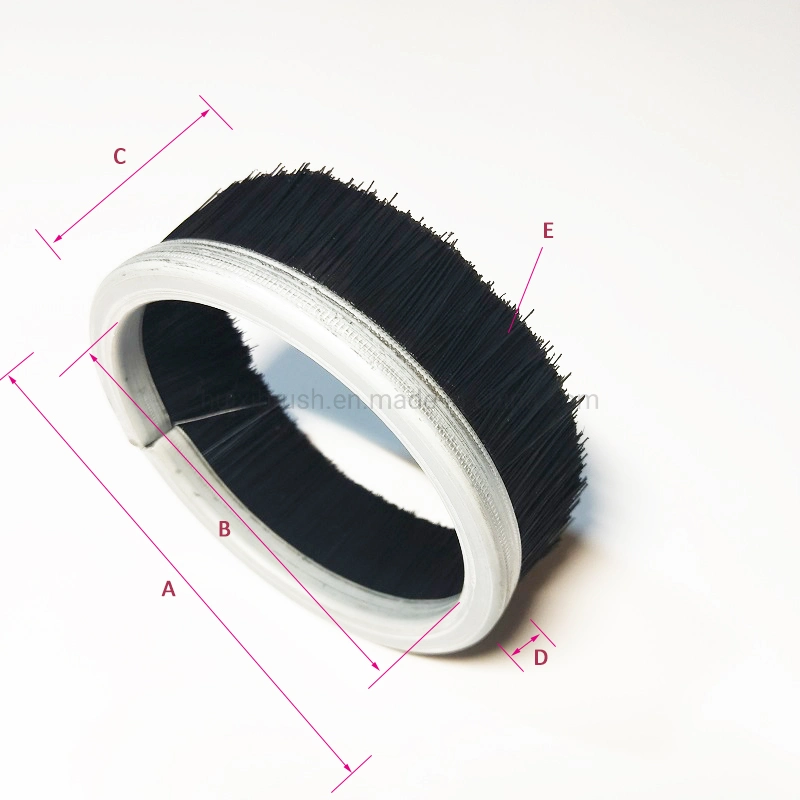 Ring Disk Rotary Nylon Bristle Seal Cleaning Brush