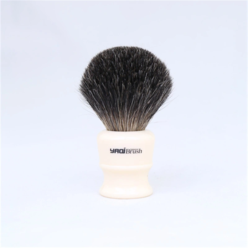 Yaqi Brand OEM Resin Handle Badger Hair Synthetic Hair Knot Shaving Brush