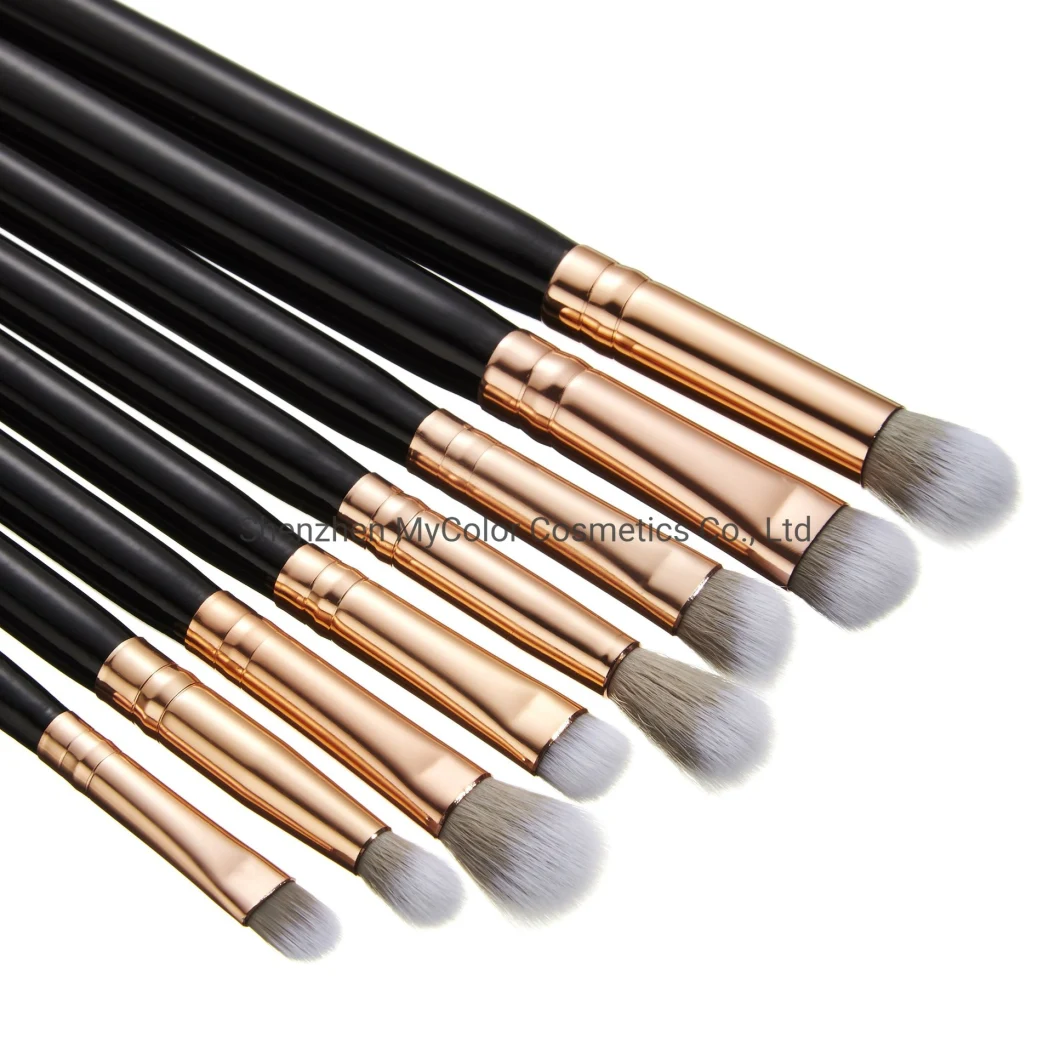 Professional 8PCS Eye Brushes Set Eyeshadow Eyebrow Eyeliner Brushes