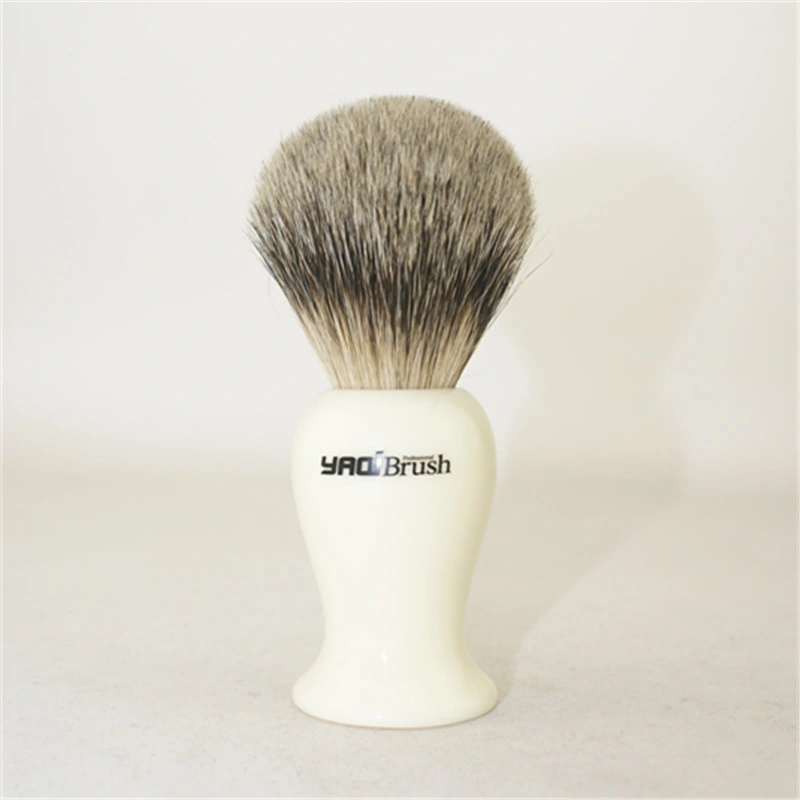 Yaqi Shaving Brush Barber Shave Badger Knot Synthetic Hair Knot Shaving Brush for Men