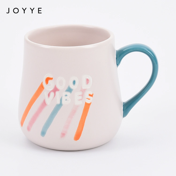 High Quality Customized Hand Paint Large Round Ceramic Mug