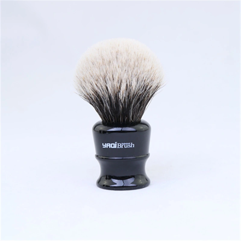 Yaqi Brand OEM Resin Handle Badger Hair Synthetic Hair Knot Shaving Brush