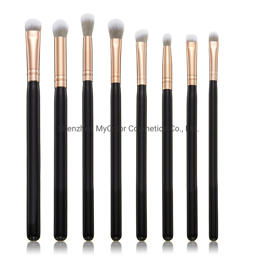 Professional 8PCS Eye Brushes Set Eyeshadow Eyebrow Eyeliner Brushes