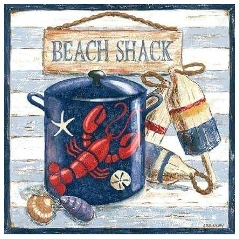 Beach Shack DIY Diamond Art Painting Full Drill Mosaic Art Painting