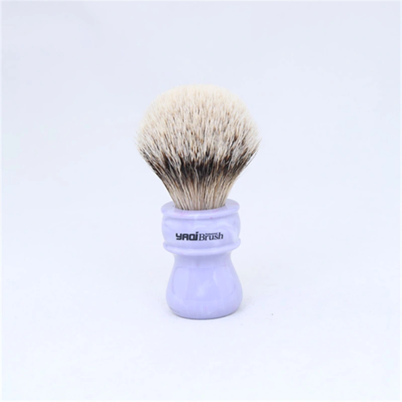 Yaqi Brand Wholesale Resin Handle Badger Hair Knot Synthetic Hair Knot Shaving Brush