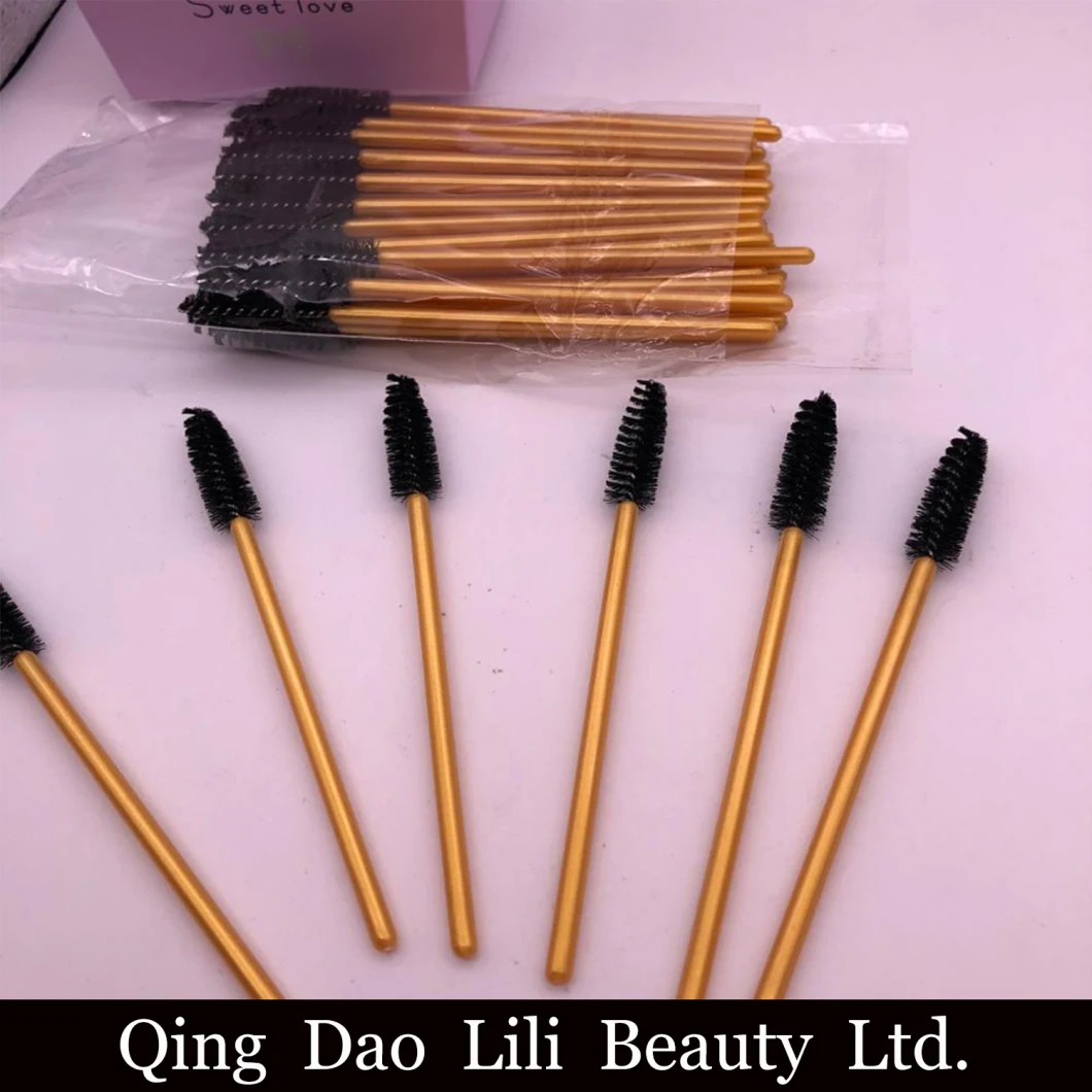 Hot Selling Private Label Colored Eyelash Extension Cleanser Cleaning Brushes