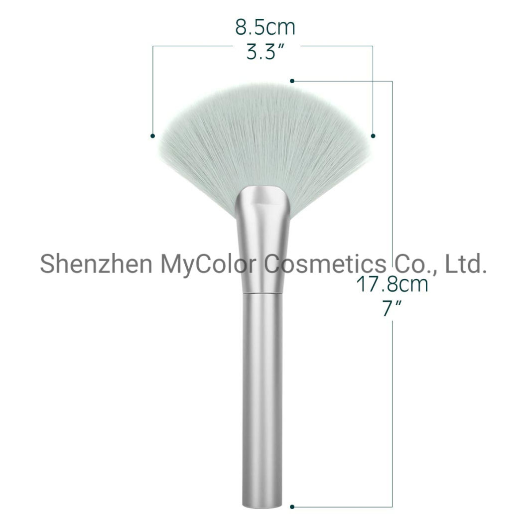 Single Large Soft & Dense Makeup Fan Brush Face Blush Powder Foundation Brushes Make up Tool