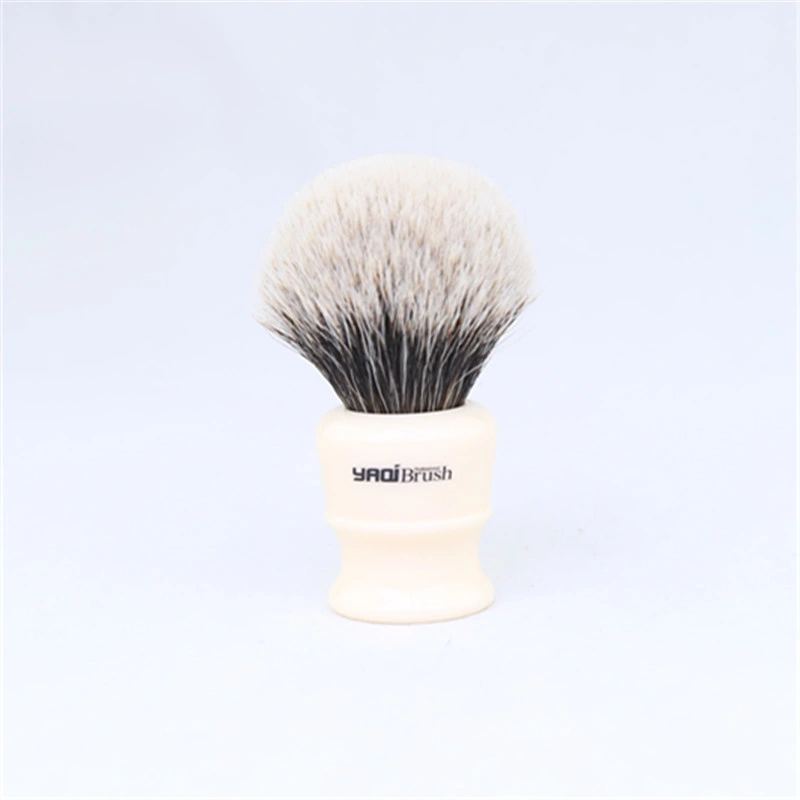 Yaqi Brand OEM Resin Handle Badger Hair Synthetic Hair Knot Shaving Brush